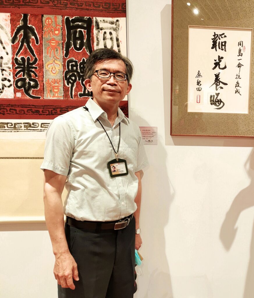 ▲廖新田教授對臺灣藝術發展史研究極深,演講內容備受好評。(記者 辛澎祥/攝)