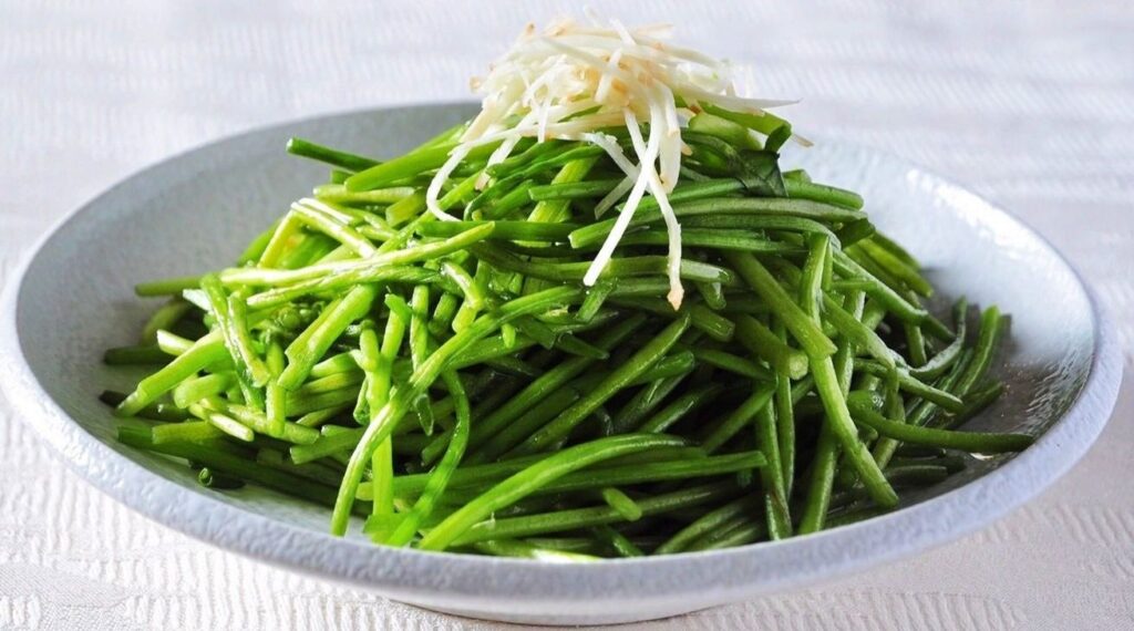 ▲青炒珠蔥格外美味。(圖/新北市農業局 提供)
