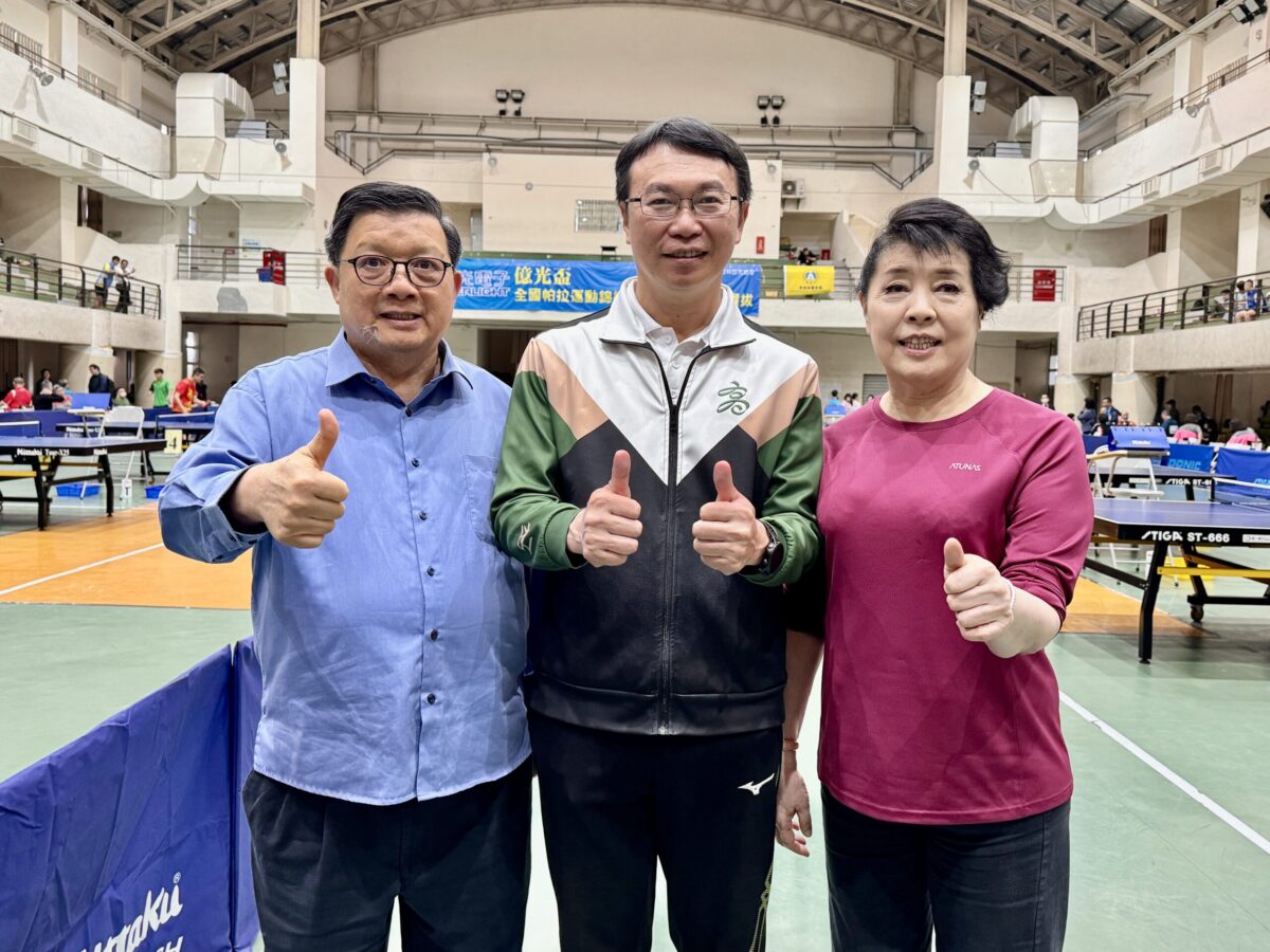 全國帕拉桌球錦標賽暨國手選拔23日點燃戰火   億光首度冠名支持