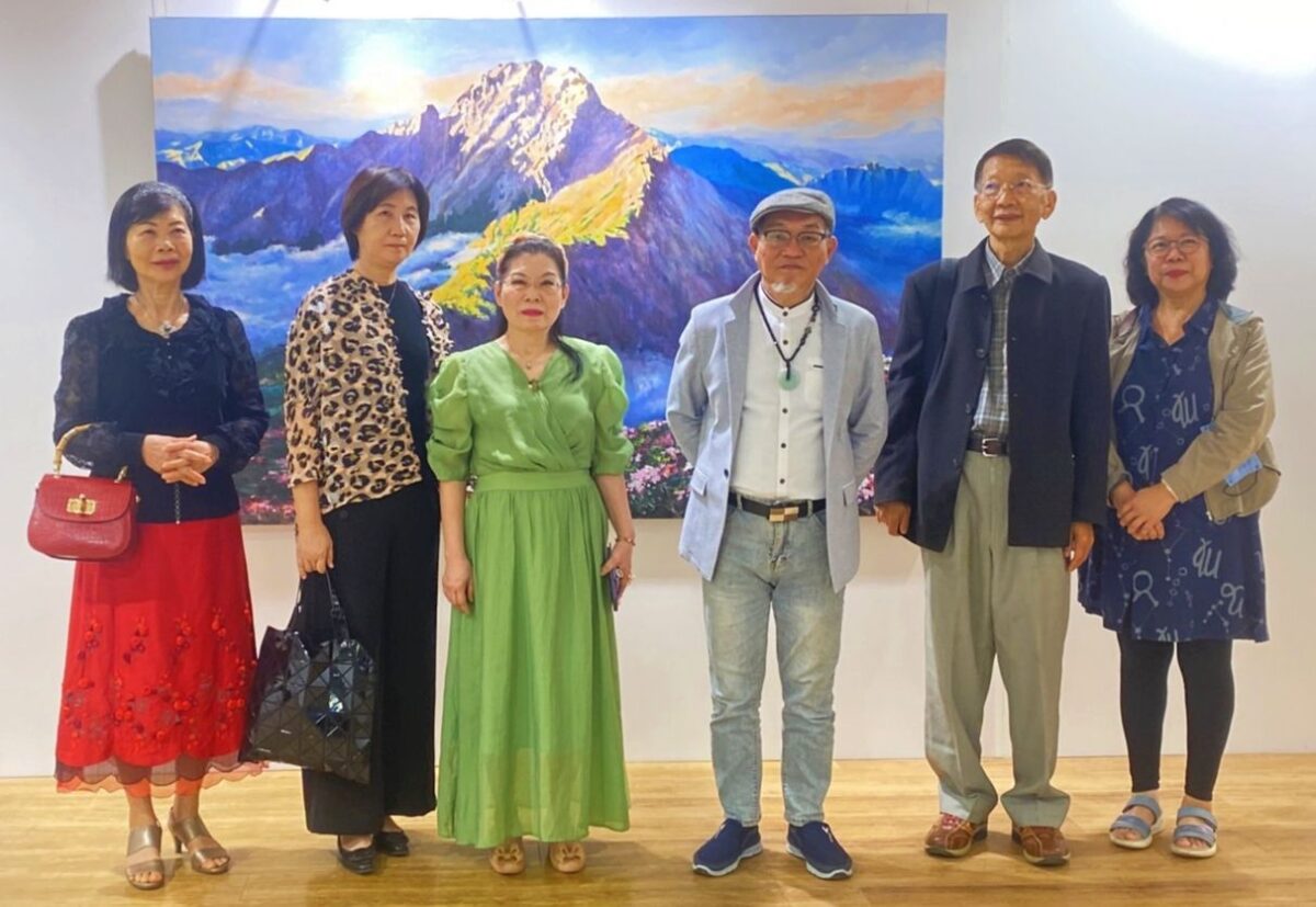 繪島浮生   驚艷風情   郭艷雅林聰明現代油畫聯展   帶來生命無限感動