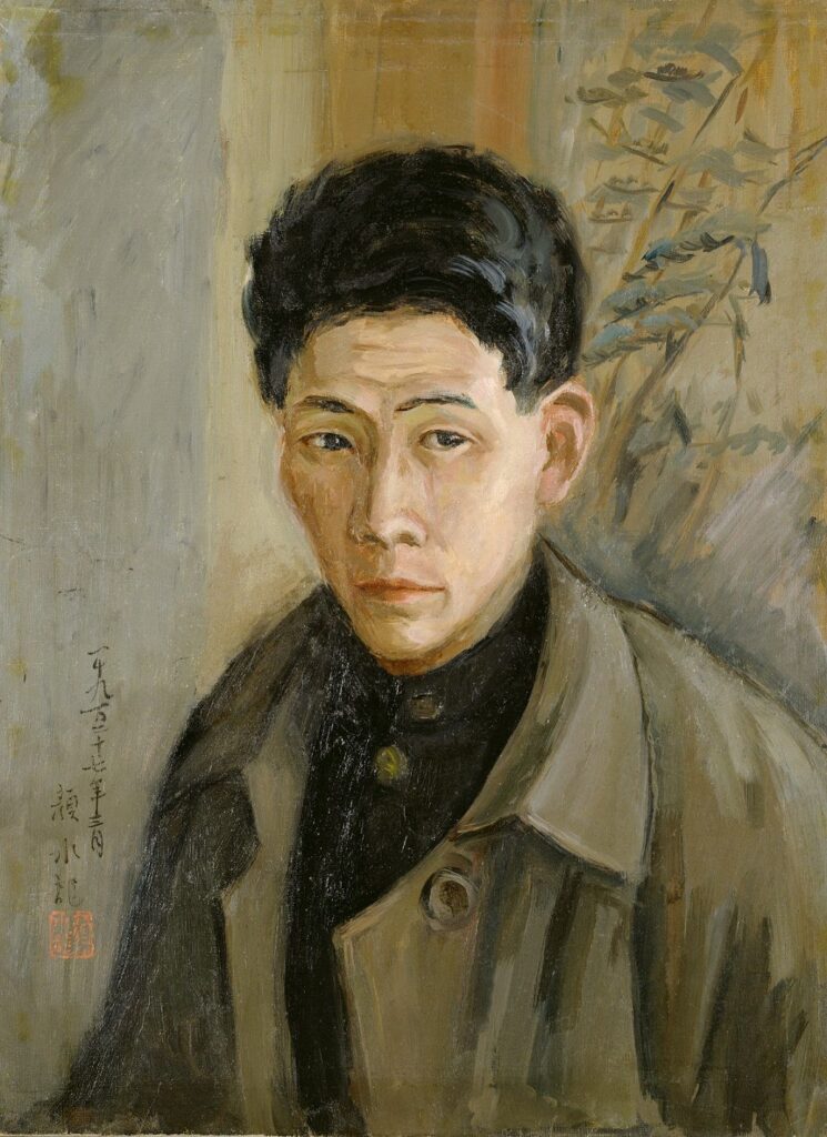 ▲顏水龍於1927年所繪之自畫像作品。(圖/文化部 提供)
