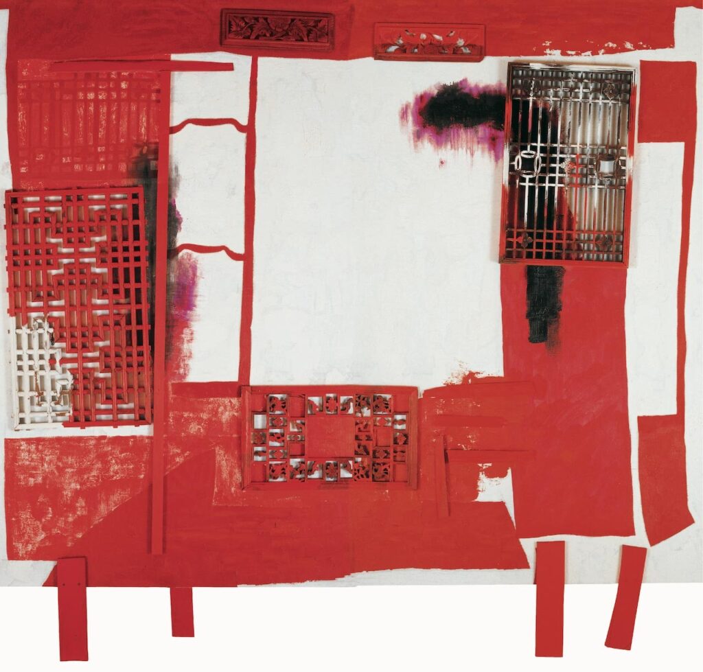 王懷慶〈房中房—紅色之床〉,亦為此展重要展品之一。