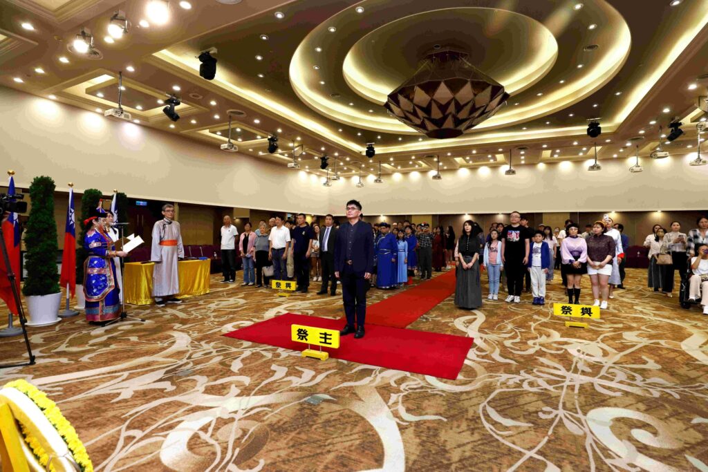 ▲文化部主任秘書陳登欽擔任祭典儀式主祭官。(圖/文化部 提供)