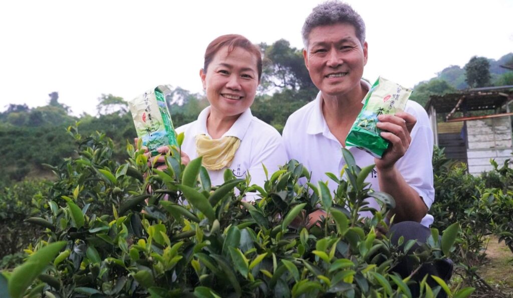 ▲三峽茗茶祥興行獲得碧螺春茶特等獎,由第六代茶農周育成及李秀峯夫婦所經營,獲獎實至名歸。(圖/新北農業局 提供)
