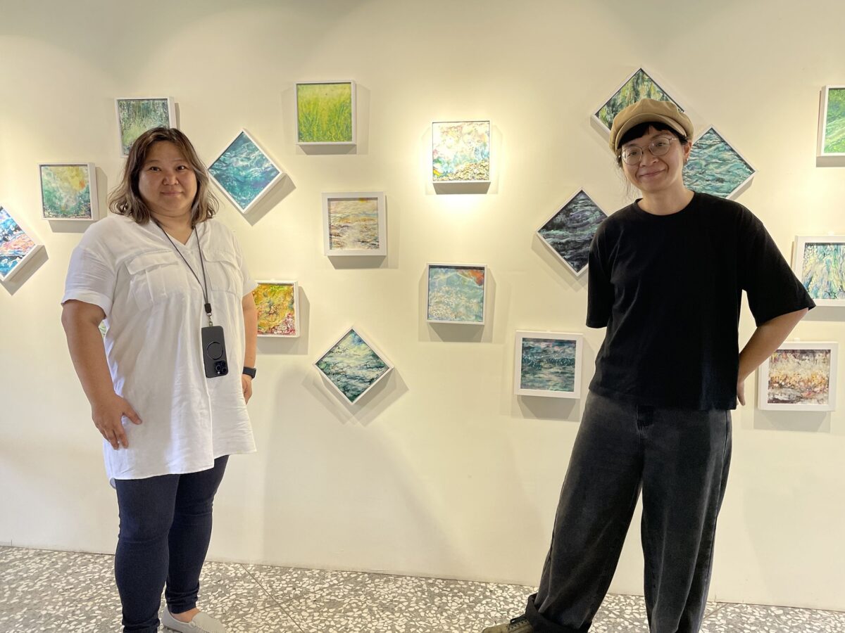 熾流  蠟彩畫雙人聯展   王致恔與伍芳萱運用火的能量創造蠟彩   讓觀者視野大開