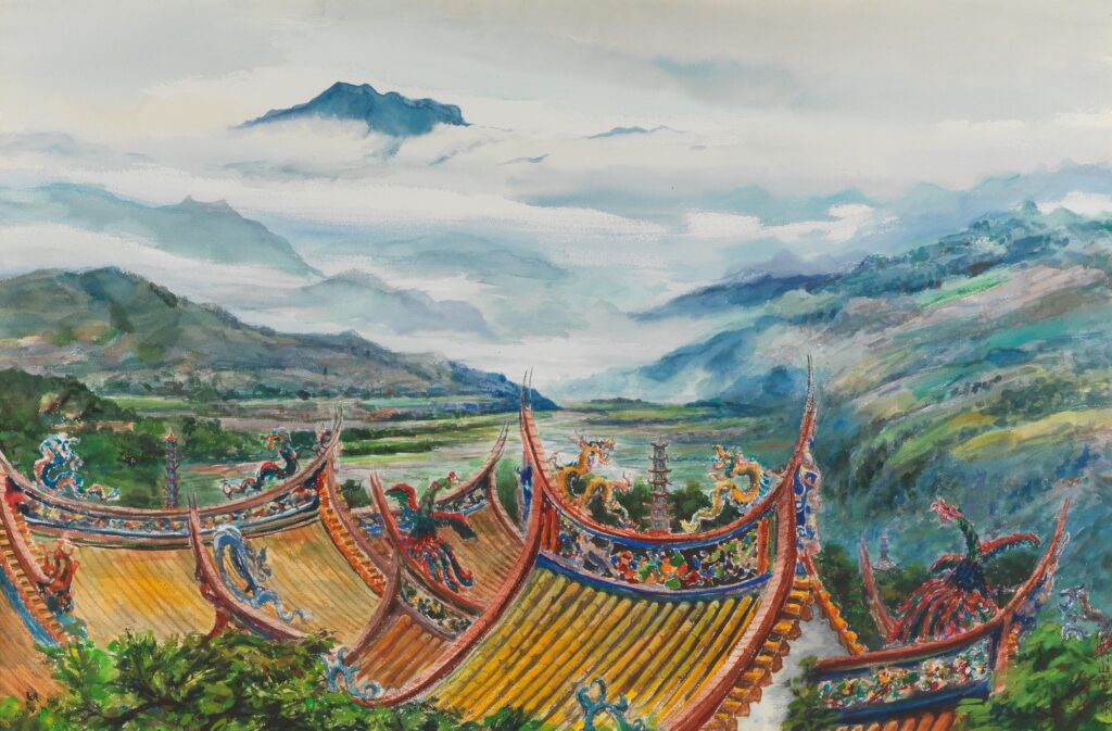 ▲臺灣的風土民情透過藝術家的筆觸，帶領民眾一睹福爾摩莎之美。（圖/國父紀念館 提供）