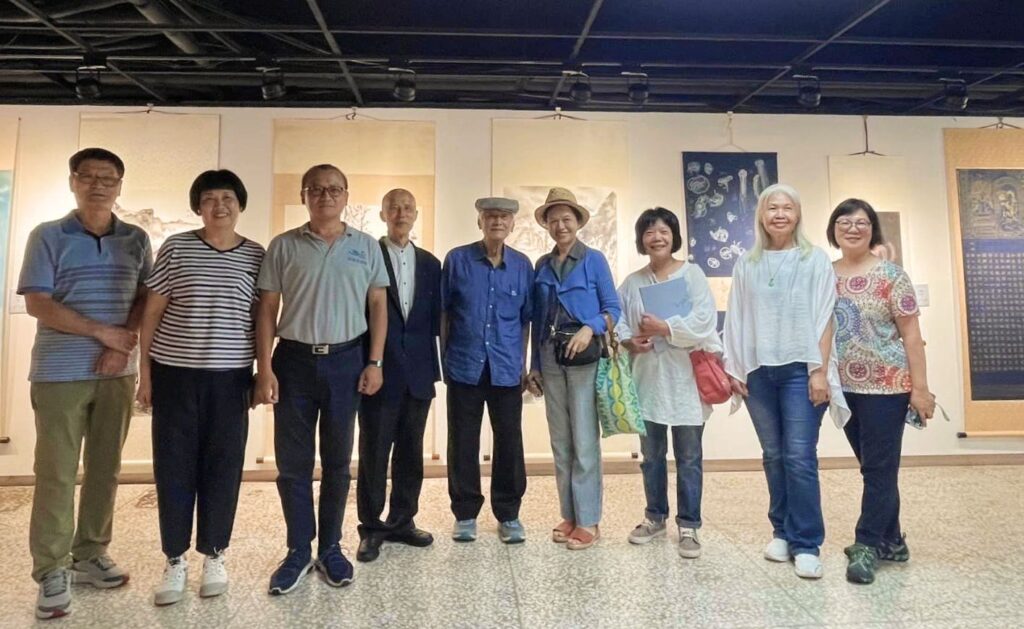 ▲呂慶龍與陳景容澎湖相見歡。（記者 張弘光/攝）