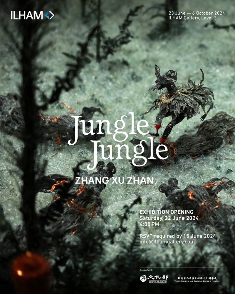 ▲展出中的張徐展個展,在馬來西亞伊爾罕美術館展出。(圖/文化部 提供)