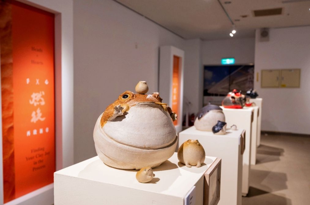 ▲陶藝師羅志峰的陶藝創作,格外聚焦。(圖/工藝中心 提供)