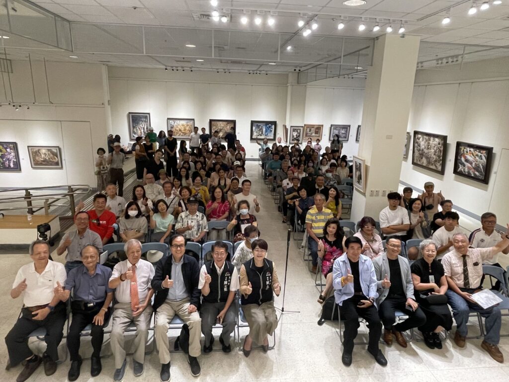 ▲出席開幕式的各界貴賓顯得十分踴躍及熱絡。(圖/臺中市政府文化局 提供)