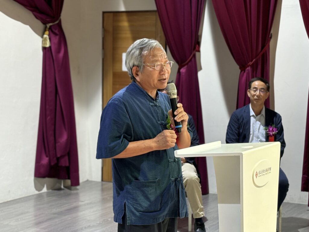 ▲臺東都蘭山畫院院長林永發教授對新任館長的上任給予正向的支持與讚賞之意。（圖/文化部 提供）