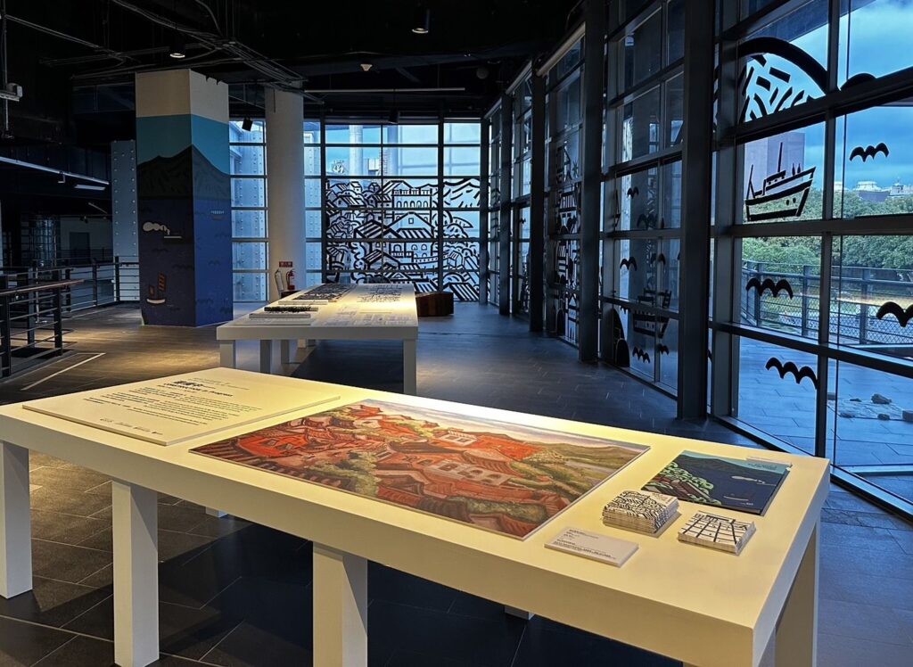 ▲國美館在「我的口袋美術館•線」繪本及展覽作品中，呈現繪本與展作的藝術魅力。（圖/國美館 提供）