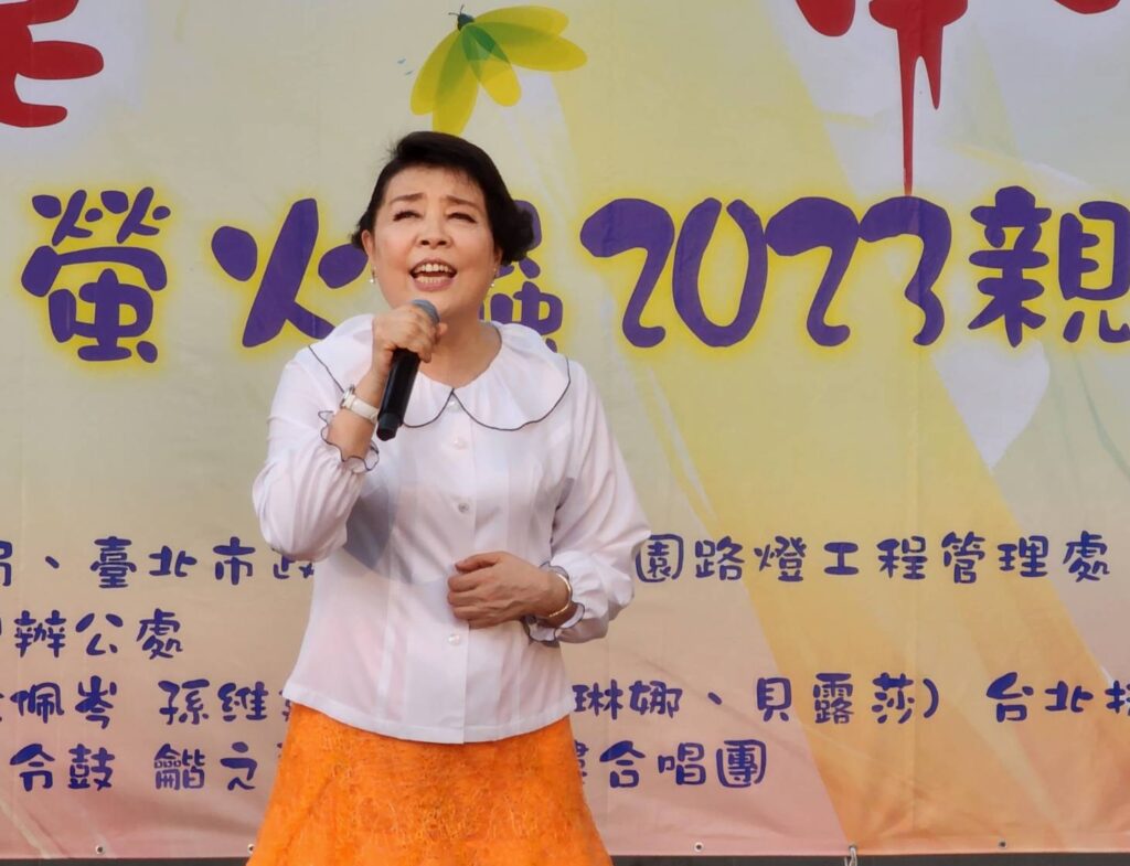 ▲國際知名聲樂家簡文秀教授是公益演唱活動的常客,出錢出力,備受讚譽。(記者 辛澎祥/攝)