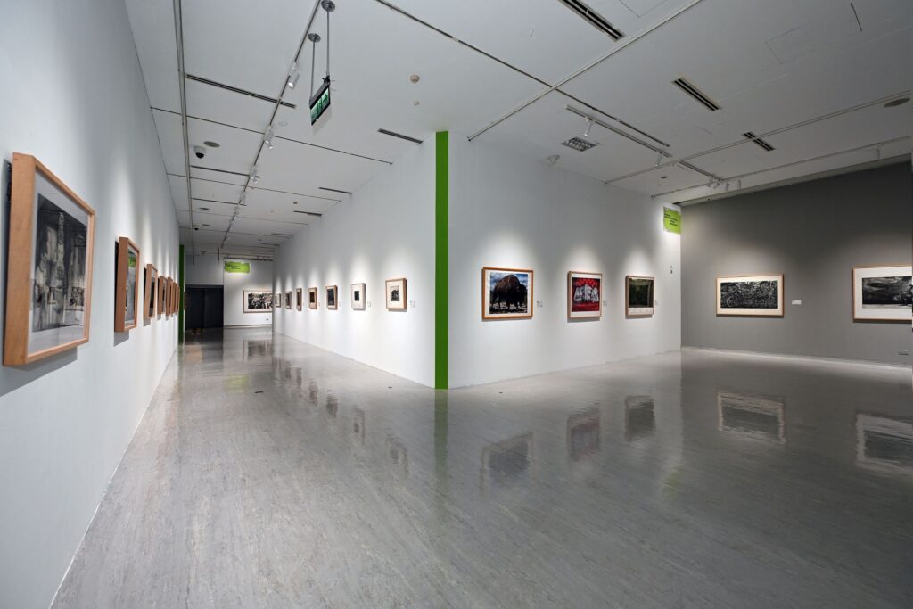 「中華民國第二十一屆國際版畫雙年展」展場一隅。（圖/國美館提供）
