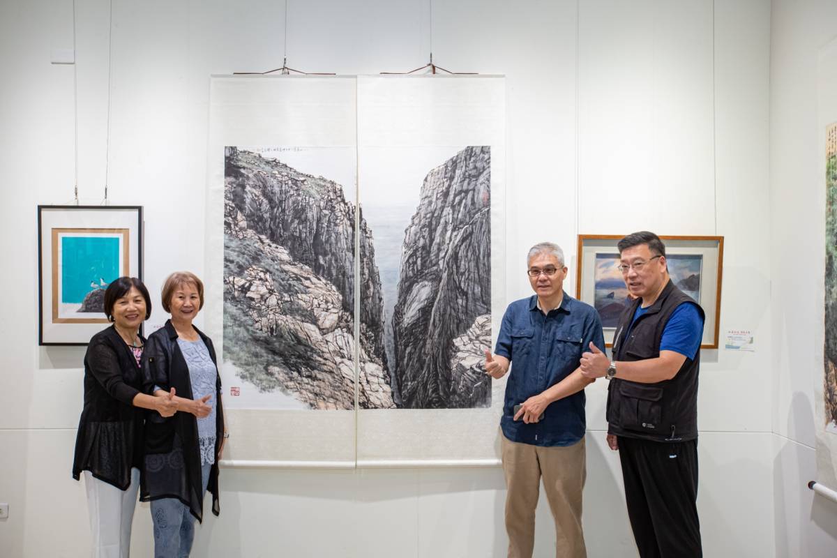 山海真情  馬祖發聲   參展藝術家用彩墨妝點家鄉   呈現離島特有自然及人文景致