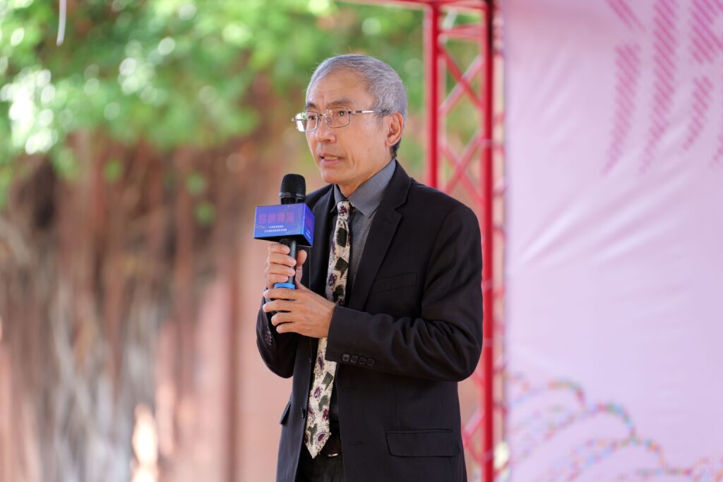 ▲文化部文化資產局局長陳濟民感謝原住民朋友對台灣文化的貢獻。(圖/文資局 提供)
