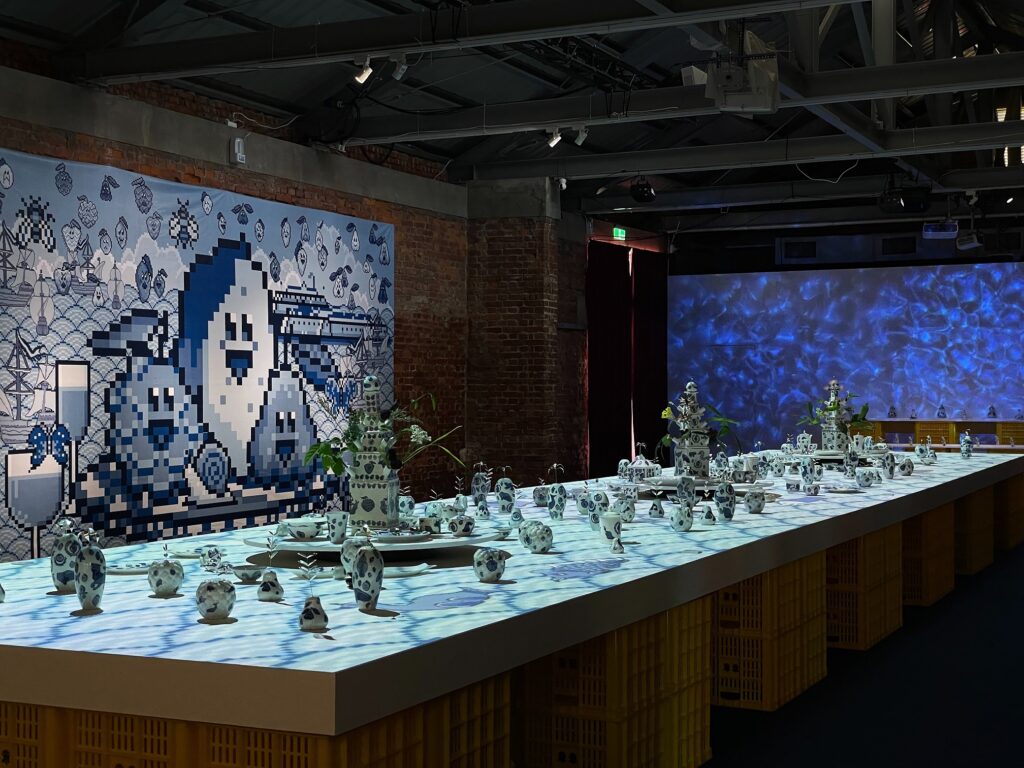 臺南文創園區「靜物劇場」，結合考古及科技，在臺灣文博會以創新的藝術形態呈現。（圖/文化部提供）