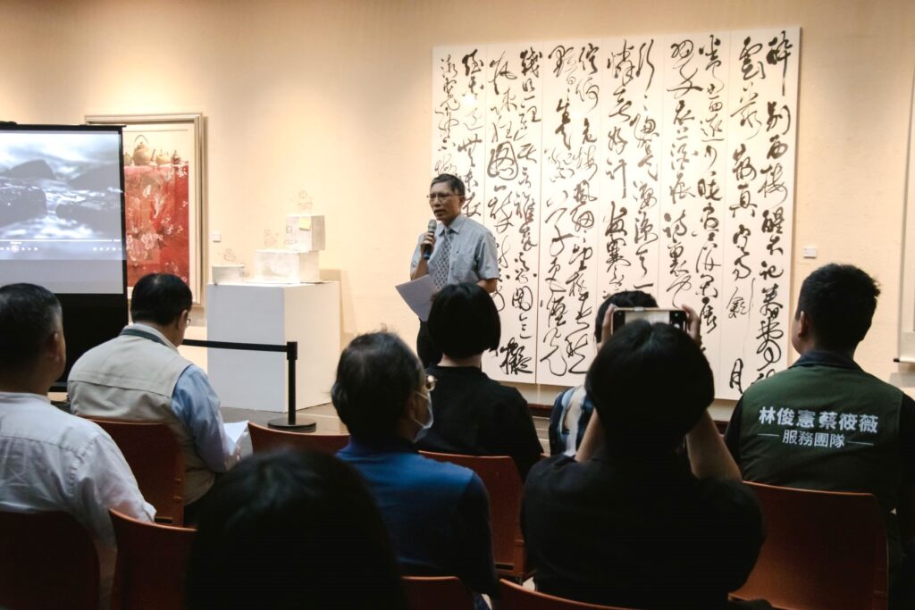 文化局副局長林韋旭致詞。(圖/文化局提供)