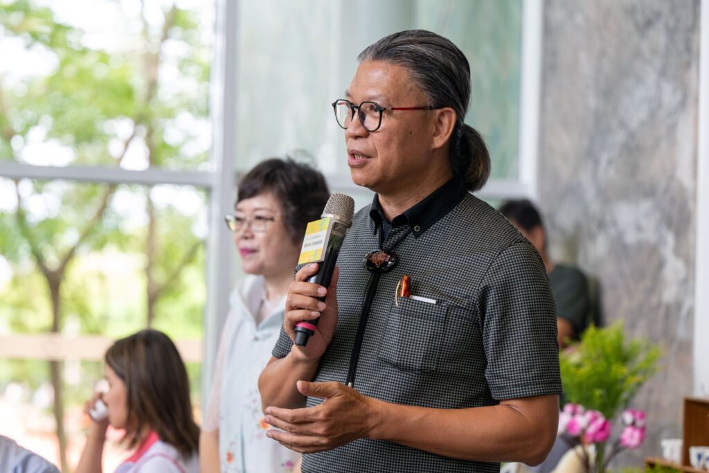 ▲工藝中心主任陳殿禮致詞時表達對中心致力於推動工藝技術的傳承與創新,展現全力投注的立場。(圖/工藝中心 提供)