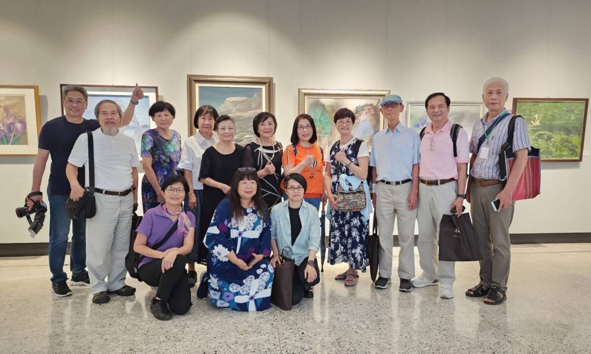 與時俱進  豐沛多彩  台灣綠水畫會會員聯展暨綠水賞徵件展頒獎   將膠彩畫發展為臺灣本土藝術  備受關注期待