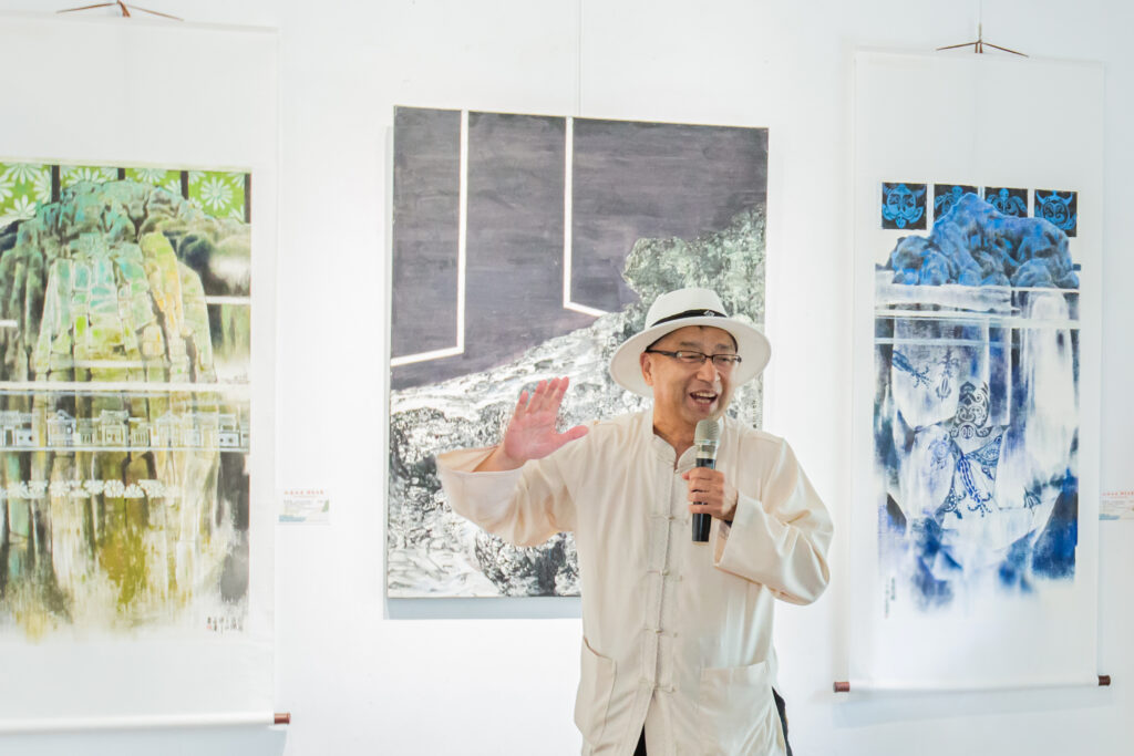 ▲力麗觀光開發股份有限公司董事長蔡宗易,認為將休閒旅遊與文化藝術結合的產業發展將是未來的一大趨勢。(圖/大媒體新聞網 攝)