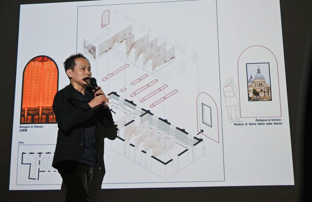 ▲從臺灣館入選作品可以看出建築在時代變遷下所呈現的不同面貌。(圖/國美館 提供)