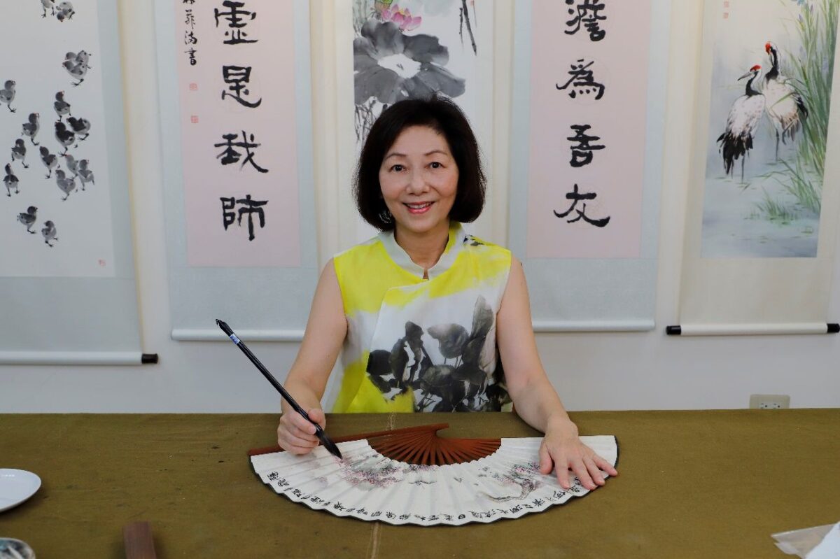 戀戀吾鄉  安心立命  書畫家林菲滿  返鄉宜蘭個展  以大自然景致為題  快意自在