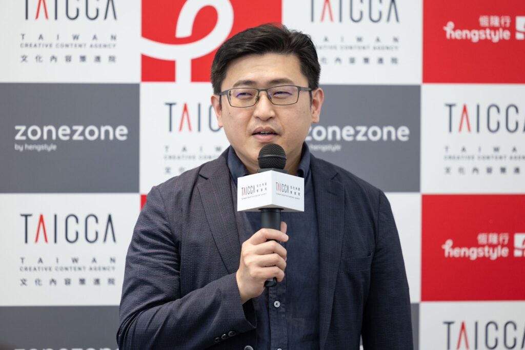 ▲文策院院長盧俊偉致詞時表達對雙方合作的高度信心。(圖/文策院 提供)