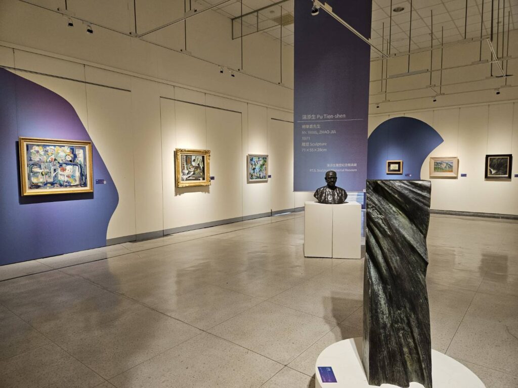 凝結核特展展出百件美術精品,可謂臺灣美術的精華巡禮。(圖/文化局提供)