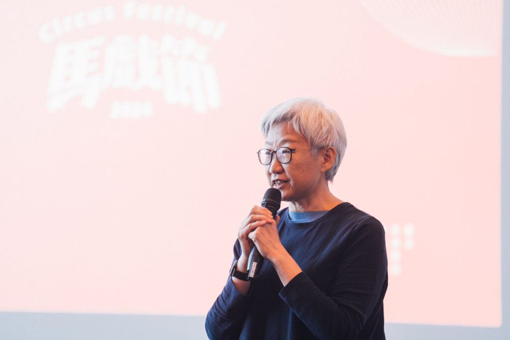 2024馬戲節即將展開，臺北表演藝術中心董事長王文儀表示，期待在這次馬戲節能看到表演者們創造的各種奇蹟。（圖/北藝中心提供）
