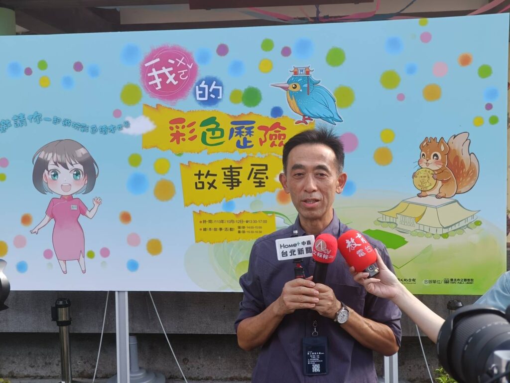 國父紀念館館長王蘭生致詞時表達對響應「臺灣女孩日」所舉辦的系列活動的重視與策畫的心力。（記者 陳安婷/攝）