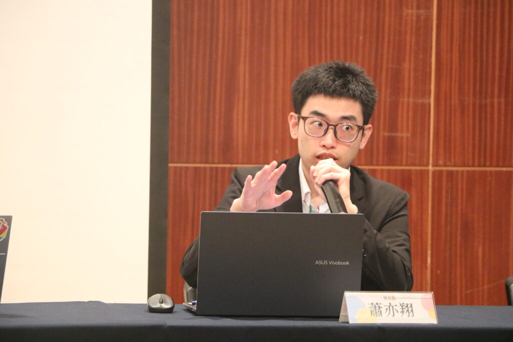陳澄波文化基金會新書分享座談會講者蕭亦翔。(圖/大墩提供)