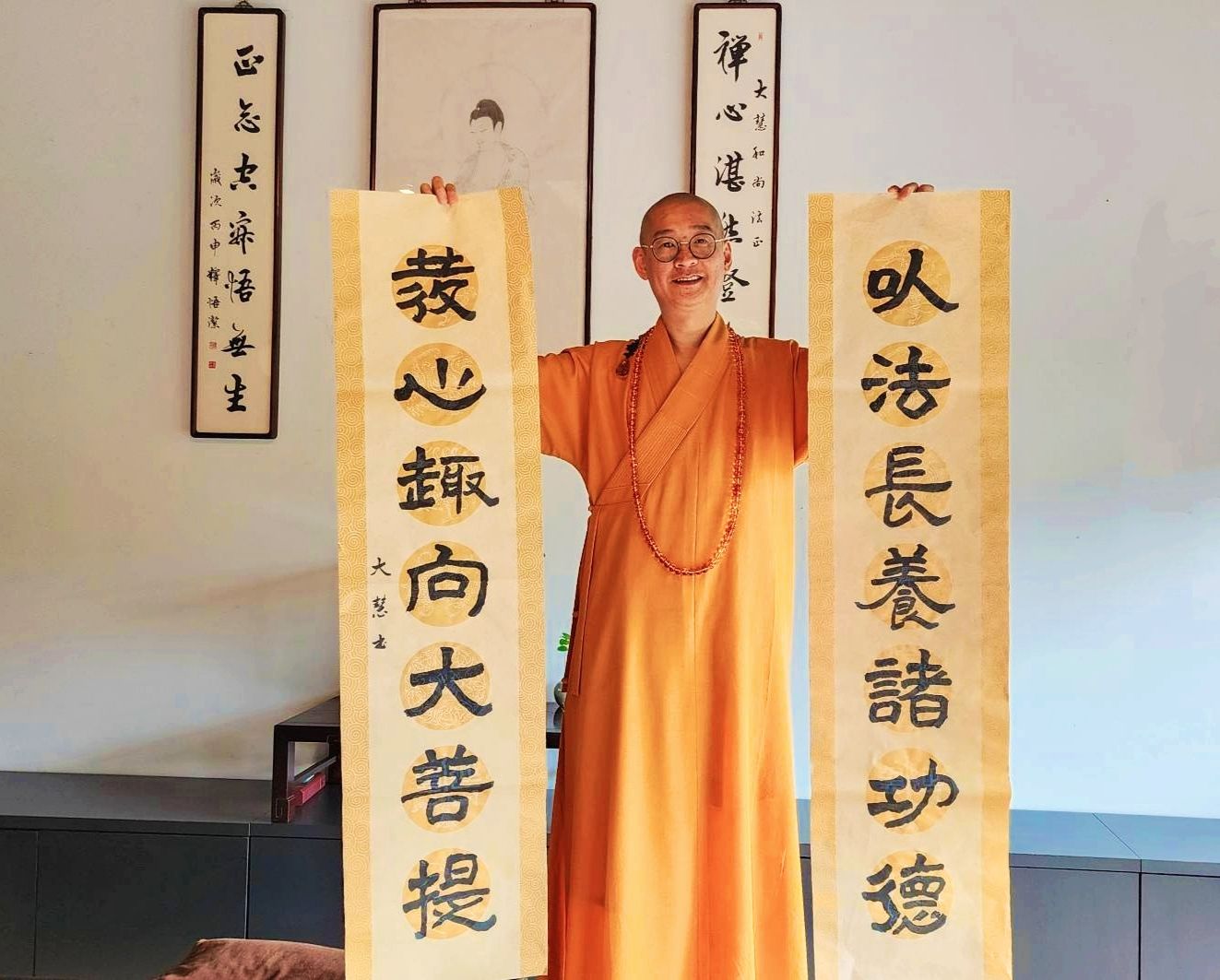 莊嚴華麗  教化人心   廣修禪寺大慧法師   推動佛教藝術美學   書藝傳承備受期待