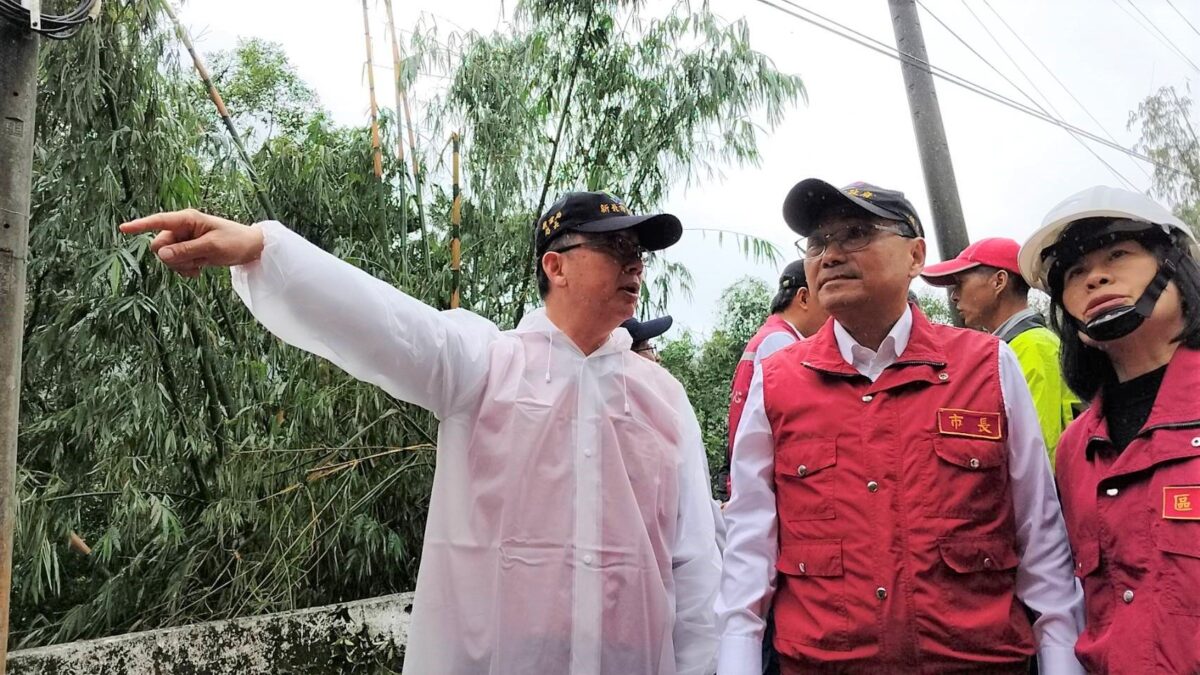 康芮強風摧殘  侯友宜勘查坪林農損爭取中央公告救助
