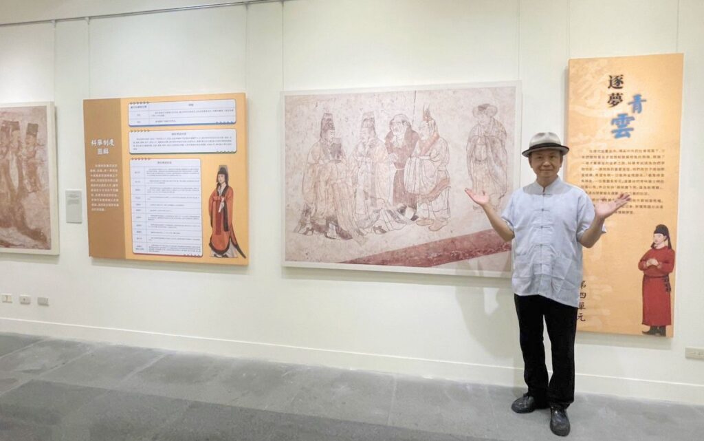 ▲動爸攝於「盛世壁藏-唐代壁畫文化特展」展場。(圖/動爸 提供)