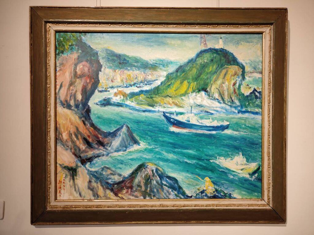 ▲澎湖的山海景致總是成了鄭獲義的筆下標地。（圖/鄭美珠 提供）