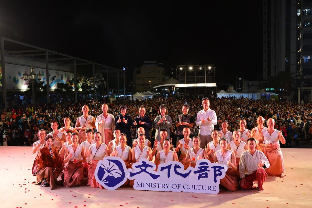 2024文化平權巡演最終站花蓮，由優人神鼓壓軸演出，為活動畫下圓滿句點。（圖/文化部提供）