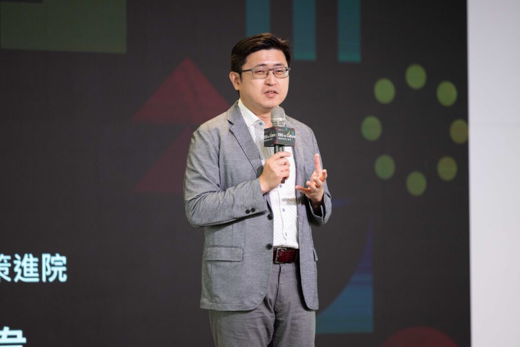 ▲文策院院長盧俊偉致詞時表達對活動所延伸的效益格外重視與肯定。（圖/文策院 提供）