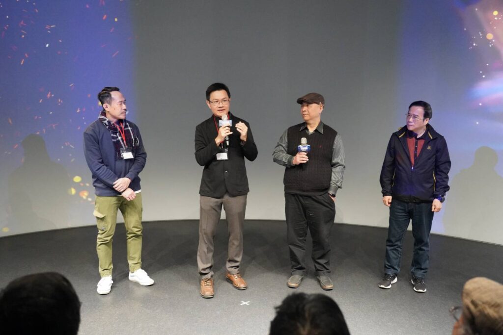 ▲與會貴賓從「守護精靈」影片陳述臺灣台語文化的精緻所在。(圖/臺博館 提供)