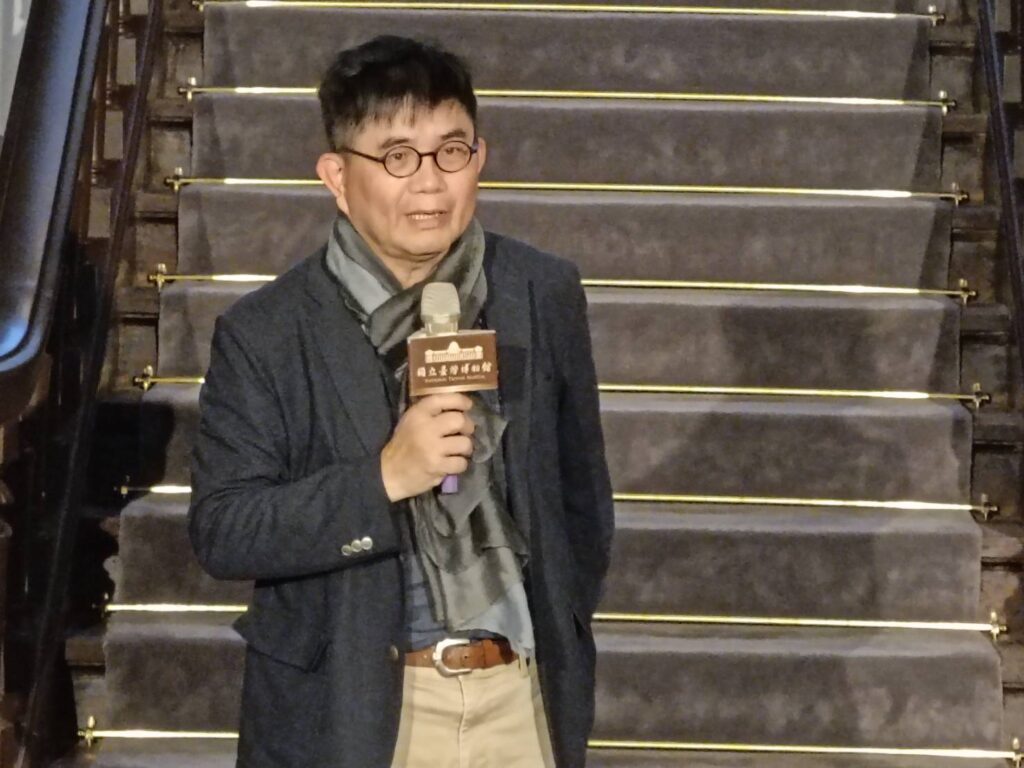 ▲臺博館館長陳登欽致詞時表達對修澤蘭女士的敬重，透過這次特展讓外界可以清楚看到修澤蘭一生建築生命丰采與偉大成就。（記者 辛澎祥/攝）