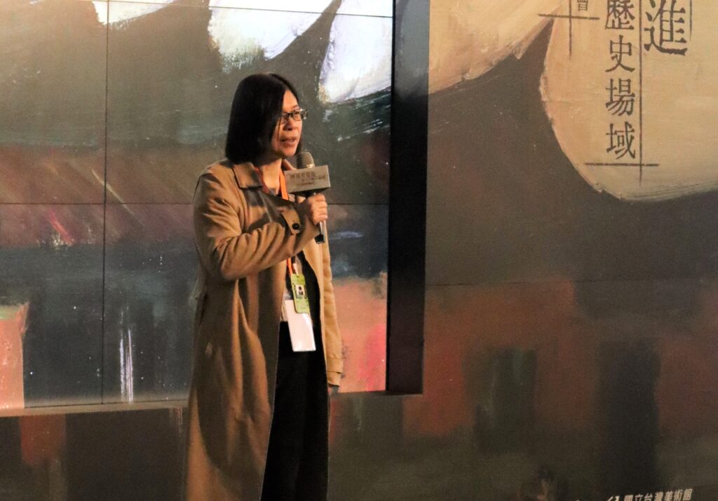 國美館長陳貺怡說明該展的意義。（圖/國美館提供）