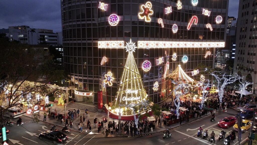 台新金控—幸福樂園．新願成真，打造童話世界氣氛。（圖/台北市商業處提供）