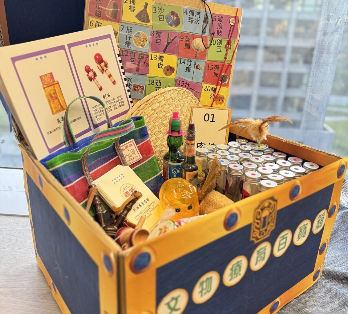 文物百寶箱送達   中市館舍百寶箱首次走入社區