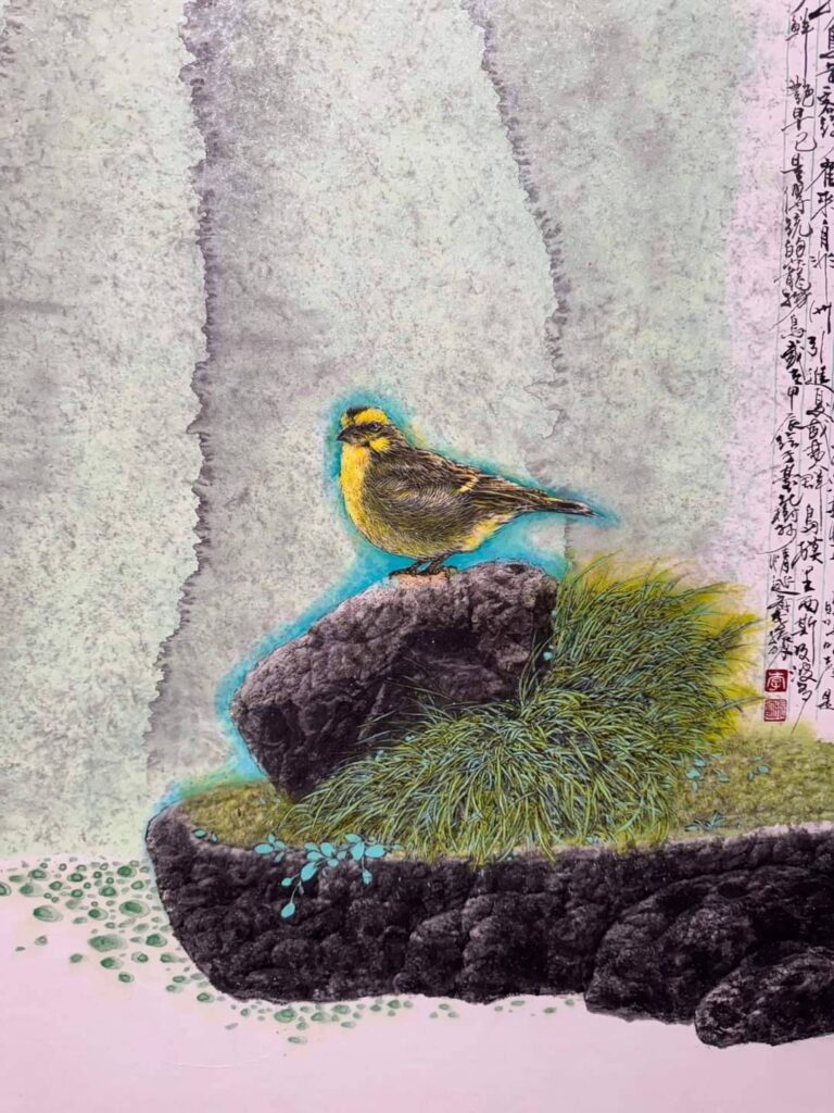 ▲李振明老師的靈動描繪，將物與物的對應關係呈現細膩與和煦的延伸。（圖/李振明 提供）