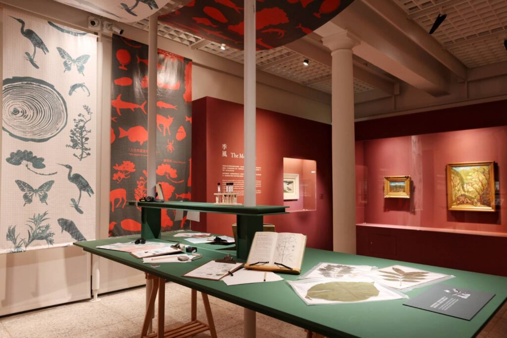 ▲ 陳澄波特展作品與展館環境有明顯對應關係，讓人在其中頗多體悟。（記者 辛澎祥/攝）