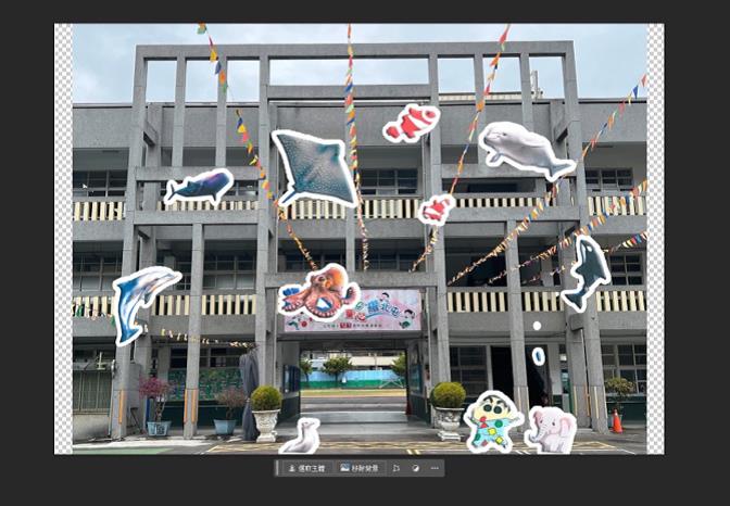 學童AR(擴增實境)藝術成果分享。(圖/文化局提供)