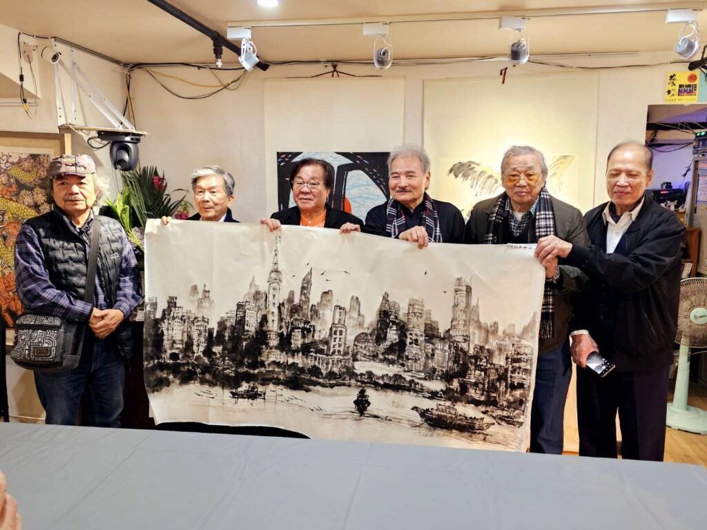 ▲由知名書畫家集體創作完成的作品，展現大師們的精彩文化底蘊，極具視覺之美。（圖/新網新聞網 提供）