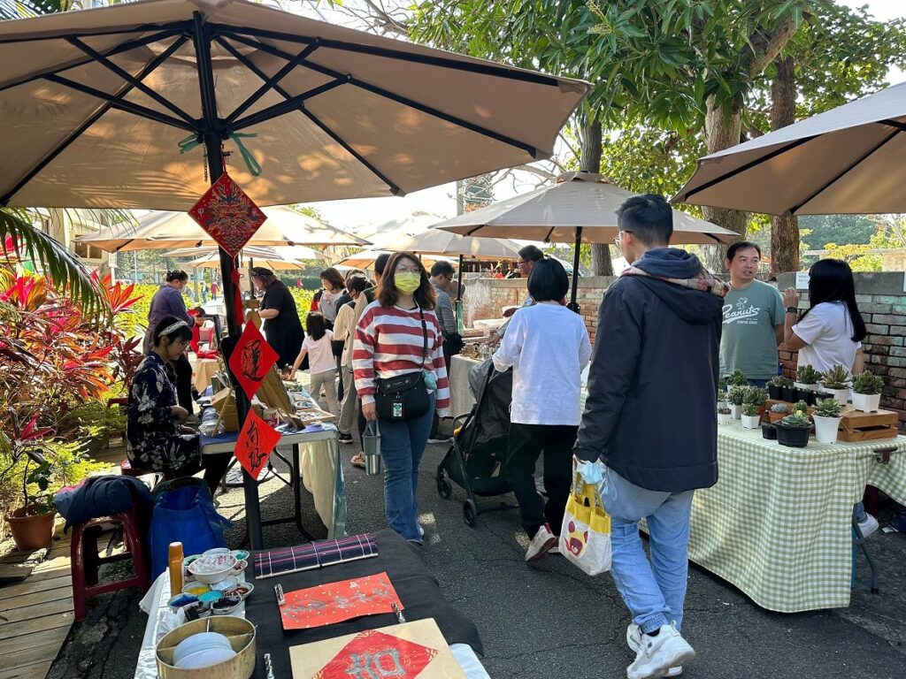 港區藝術中心新春期間將辦理文創市集。（圖/文化局提供）