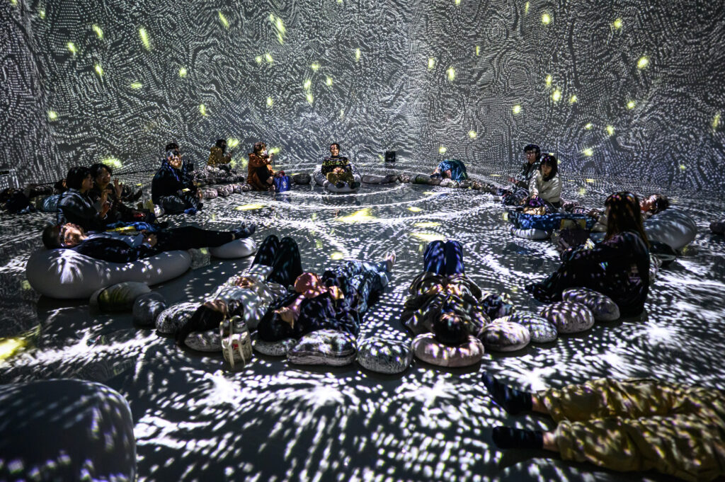 「阿爾法聲林」開幕演出現場，國立臺灣美術館提供，攝影：ANPIS FOTO 王世邦