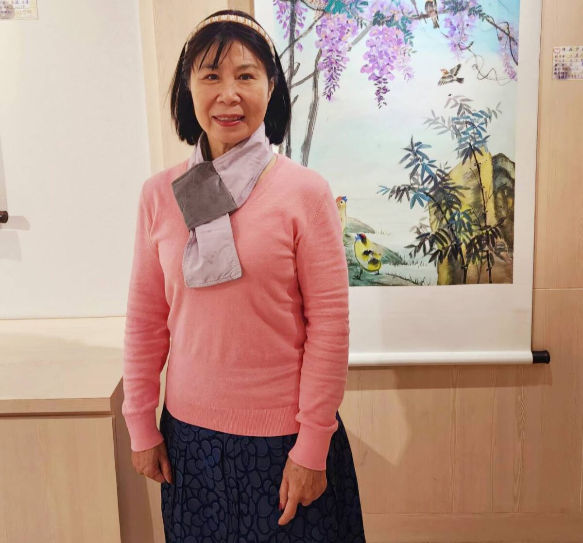 悠然畫境   自然天成   王美玲首次創作個展   用自己藝術生命凝聚光熱   為樂齡繪畫志業開創璀燦願景